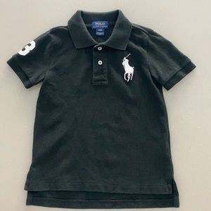 Ralph Lauren Black Polo Shirt Boys Size 3T
